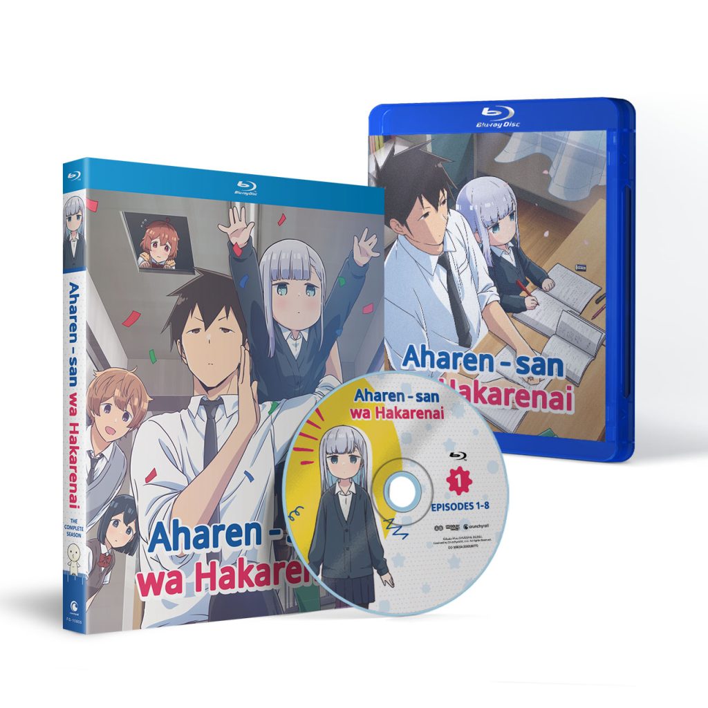 'Aharen-san wa Hakarenai - The Complete Season' Blu-ray spread.
