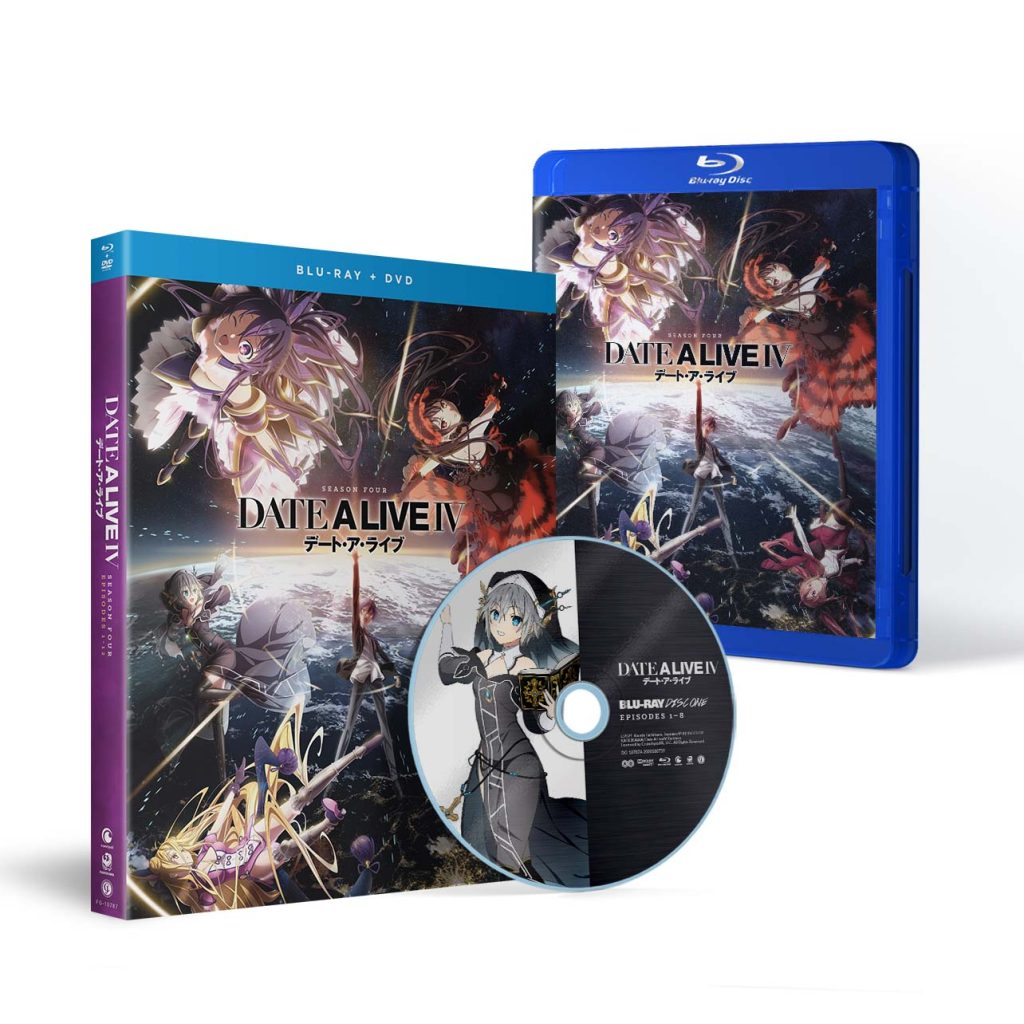 'DATE A LIVE IV - The Complete Season' Blu-ray/DVD spread.