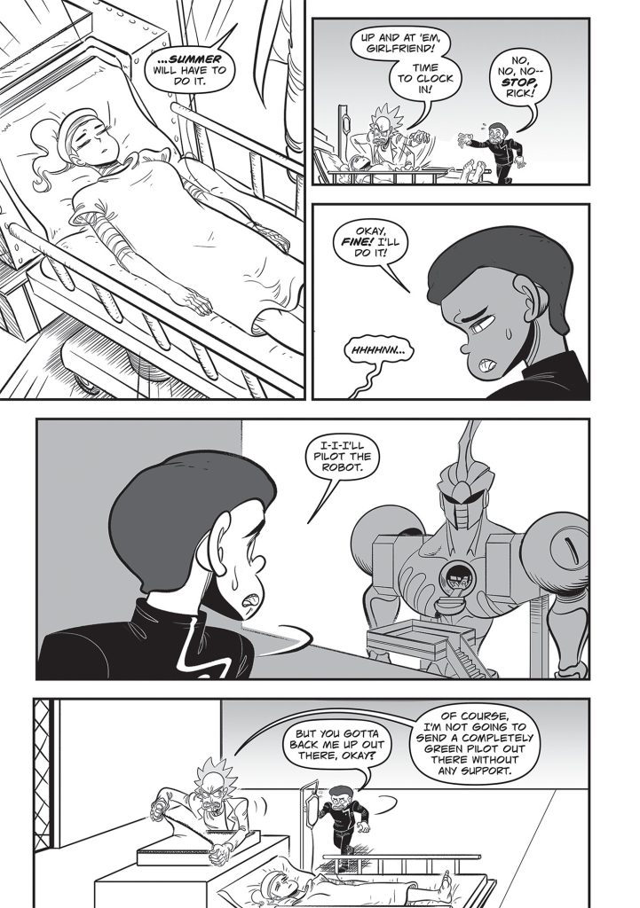 'Rick and Morty: The Manga Vol. 1 – Get in the Robot, Morty!' preview page 2.