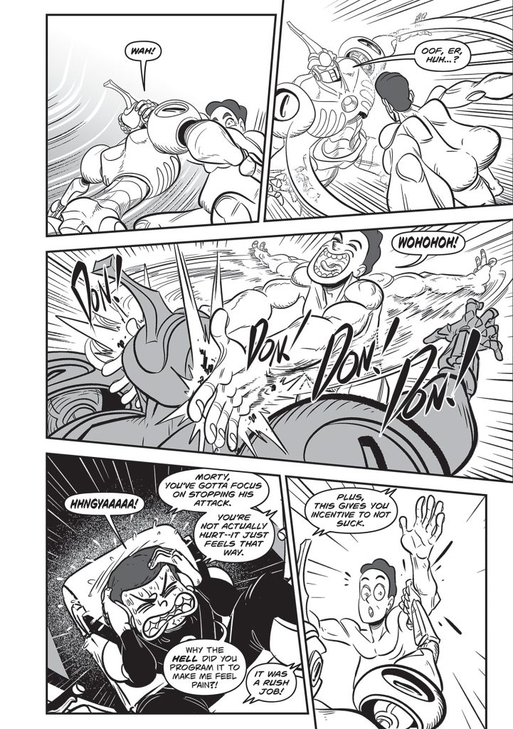 'Rick and Morty: The Manga Vol. 1 – Get in the Robot, Morty!' preview page 7.