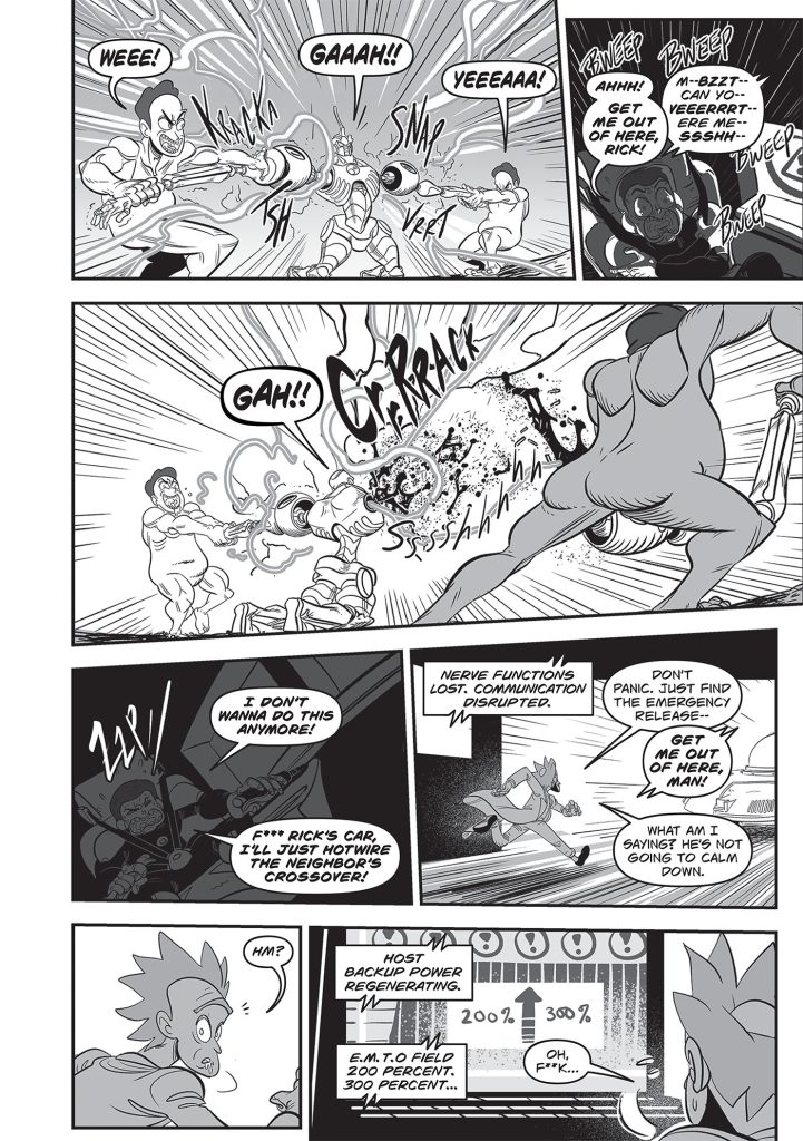 'Rick and Morty: The Manga Vol. 1 – Get in the Robot, Morty!' preview page 9.