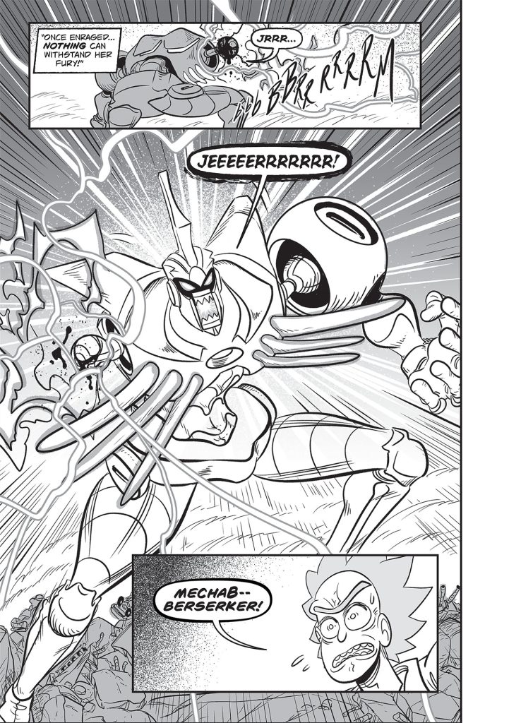 'Rick and Morty: The Manga Vol. 1 – Get in the Robot, Morty!' preview page 10.
