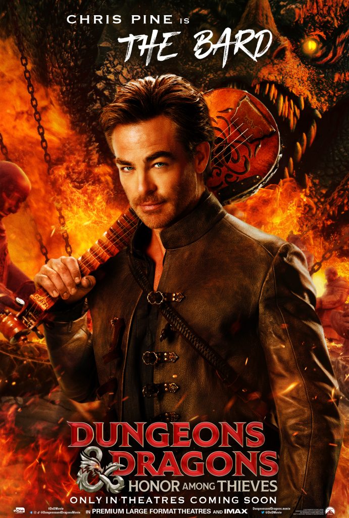 'Dungeons & Dragons: Honor Among Thieves' The Bard character poster.