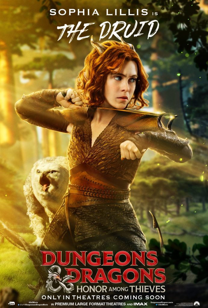 'Dungeons & Dragons: Honor Among Thieves' The Druid character poster.