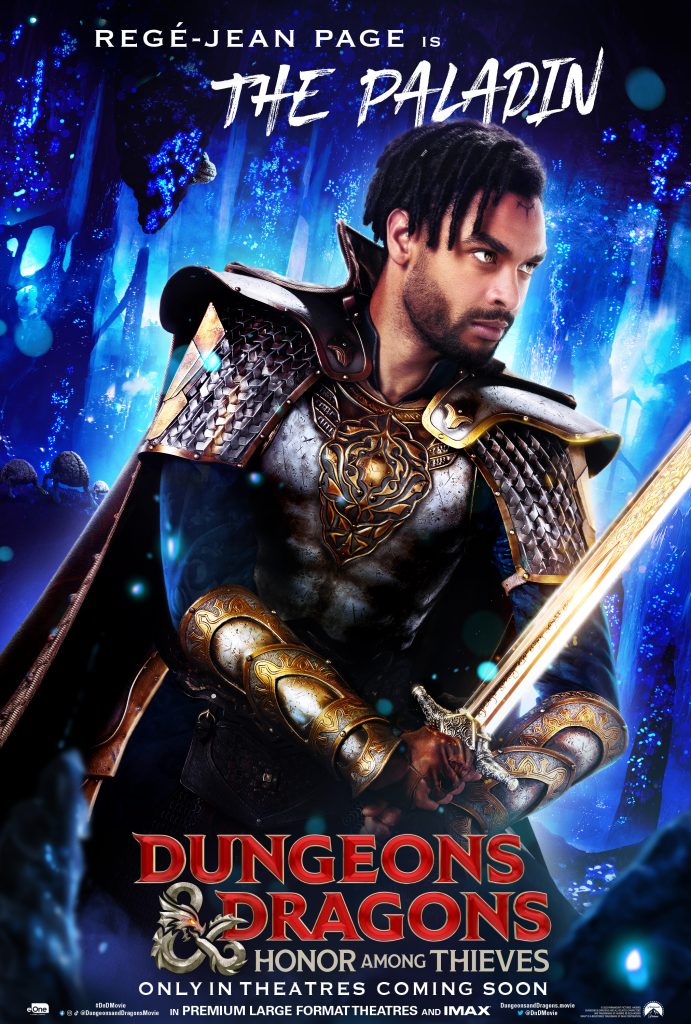 'Dungeons & Dragons: Honor Among Thieves' The Paladin character poster.