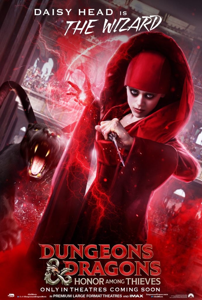 'Dungeons & Dragons: Honor Among Thieves' The Wizard character poster.