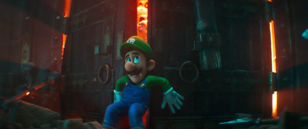 Luigi in The Super Mario Bros. Movie.