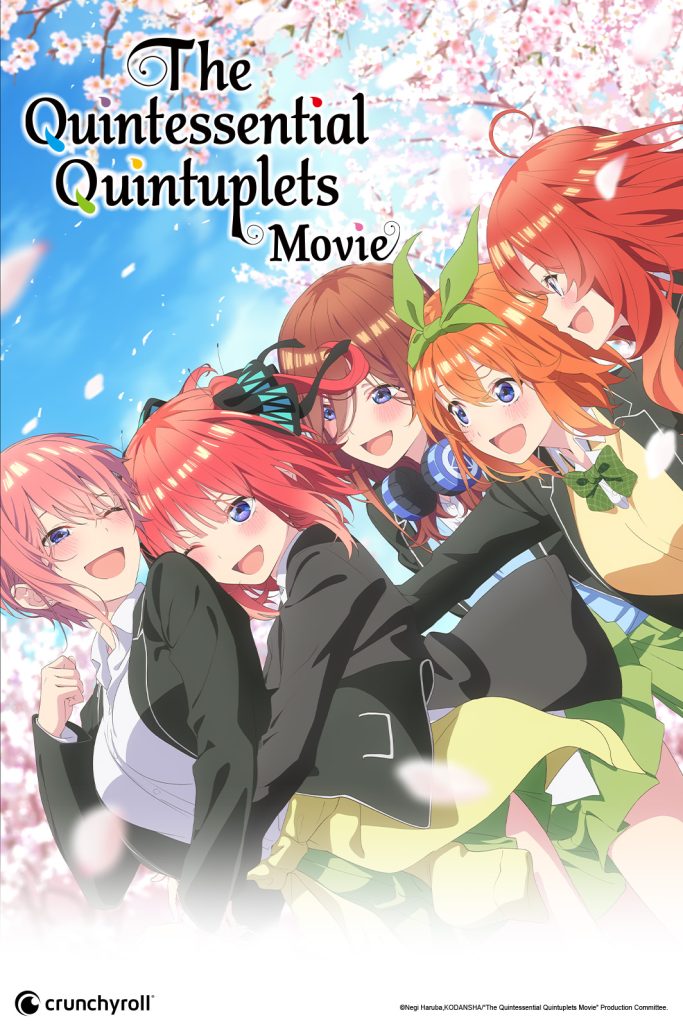 'The Quintessential Quintuplets Movie' NA key visual.
