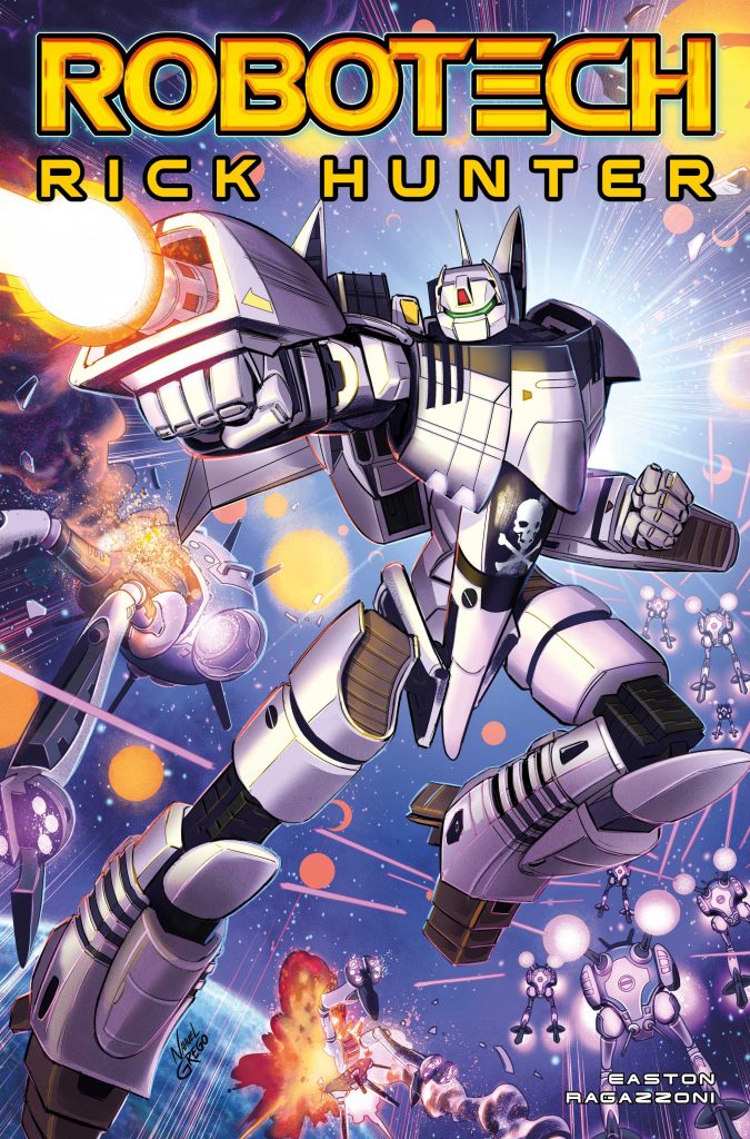 Robotech: Rick Hunter #1 cover art E by Nahuel Grego.