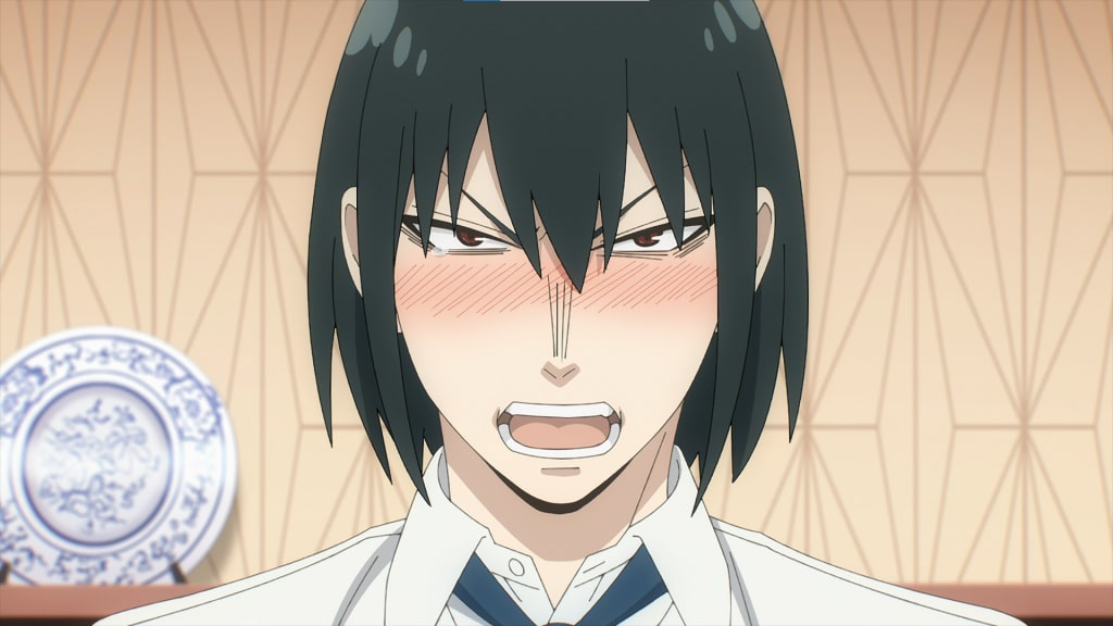 Spy x Family anime screenshot depicting a very drunk Yuri.
