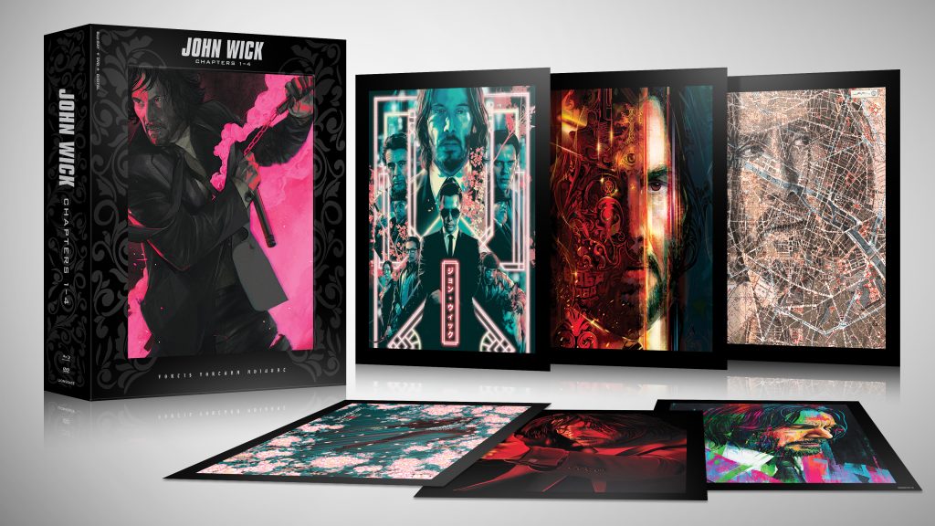 John Wick: Chapters 1-4 beauty shot.
