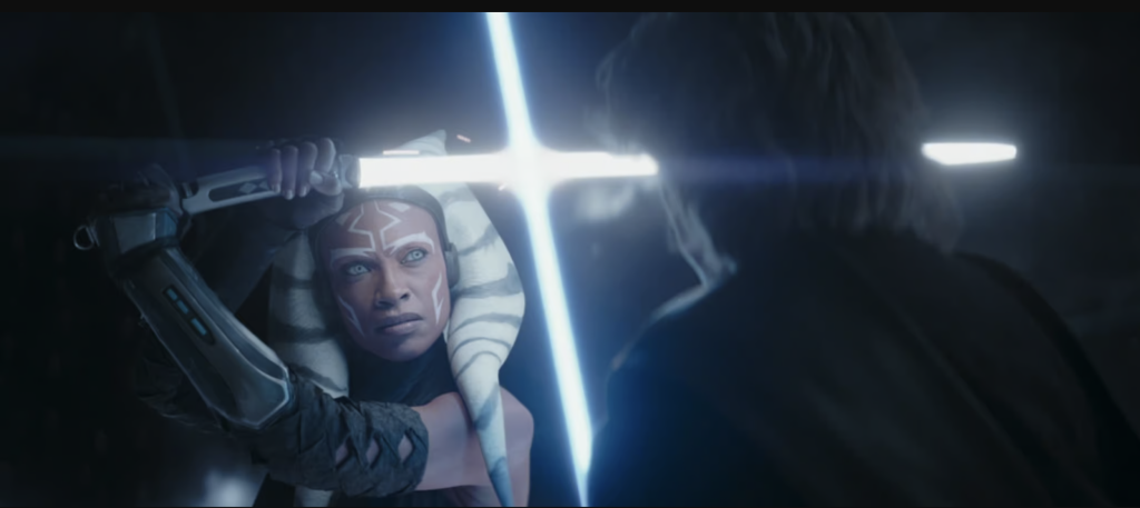 Ahsoka lightsaber dueling