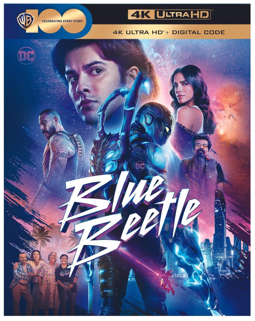 Blue Beetle 4K UHD + Digital Code box art.