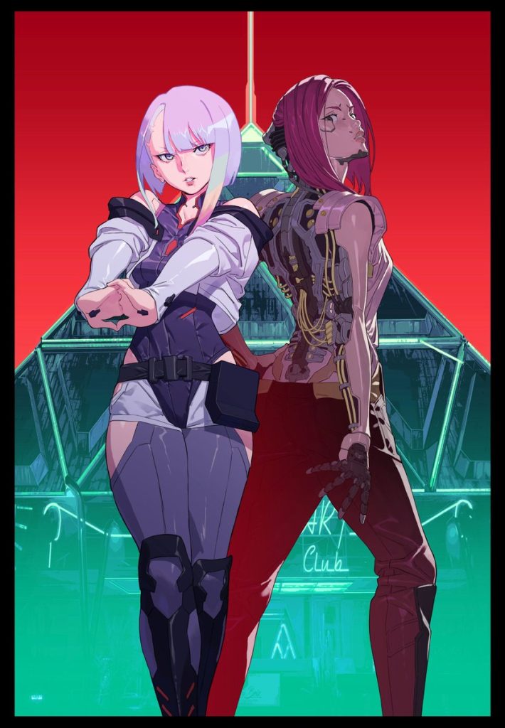 Cyberpunk: Edgerunners 1-Year Anniversary Special Illustration.