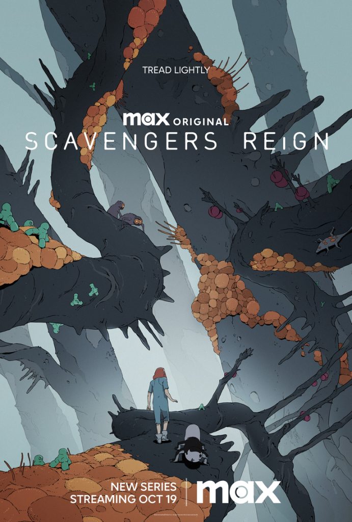 Scavengers Reign "Tread Lightly" teaser art.