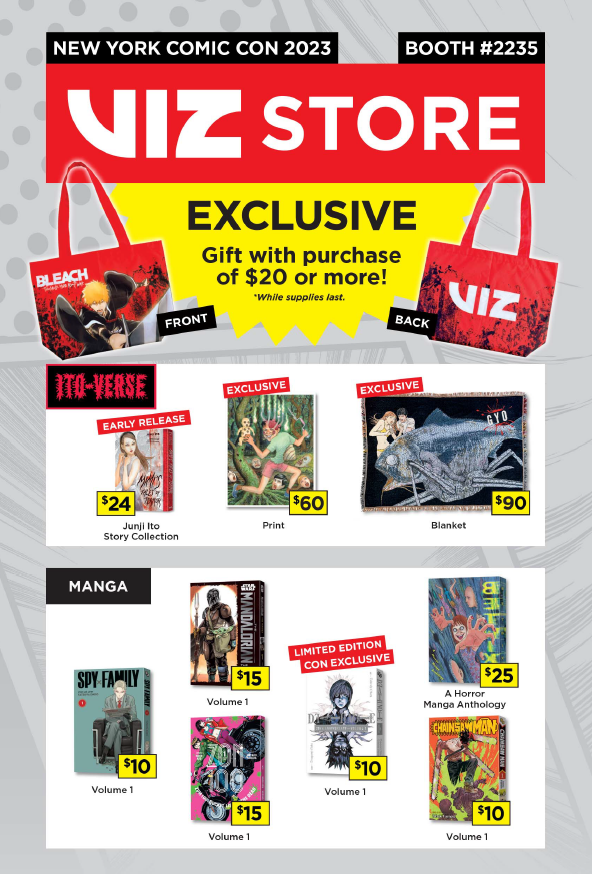 Viz Store at NYCC 2023 image 1.