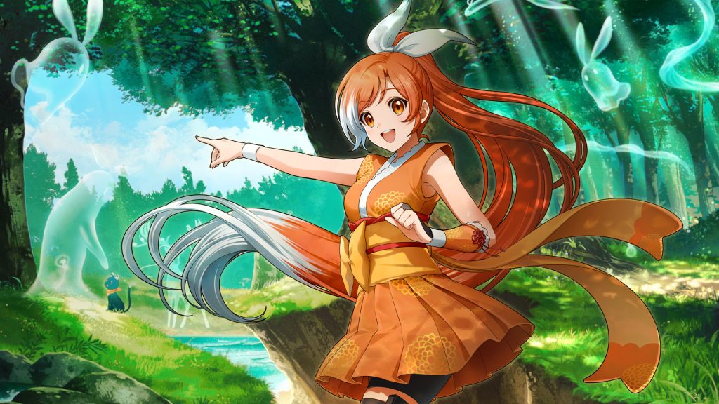 Crunchyroll Winter 2024 Lineup announcement visual sans text.