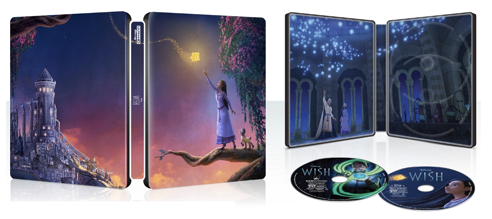 Disney's Wish 4K UHD spread.