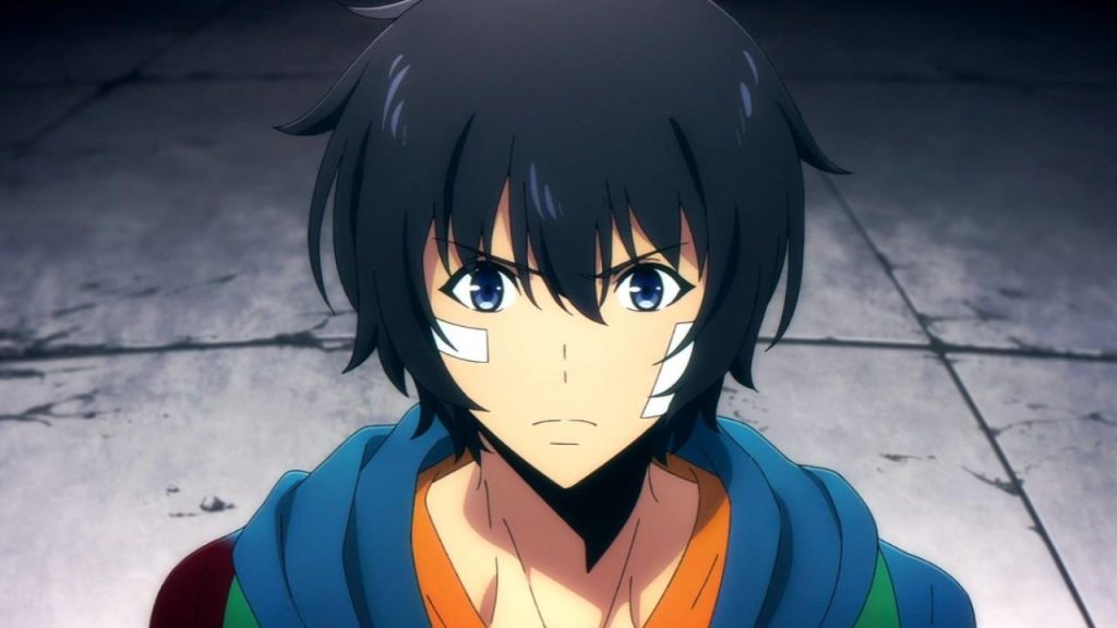 Solo Leveling Ep. 1 "I'm Used to It" screenshot showing Sung Jin-woo with determined look on his face.