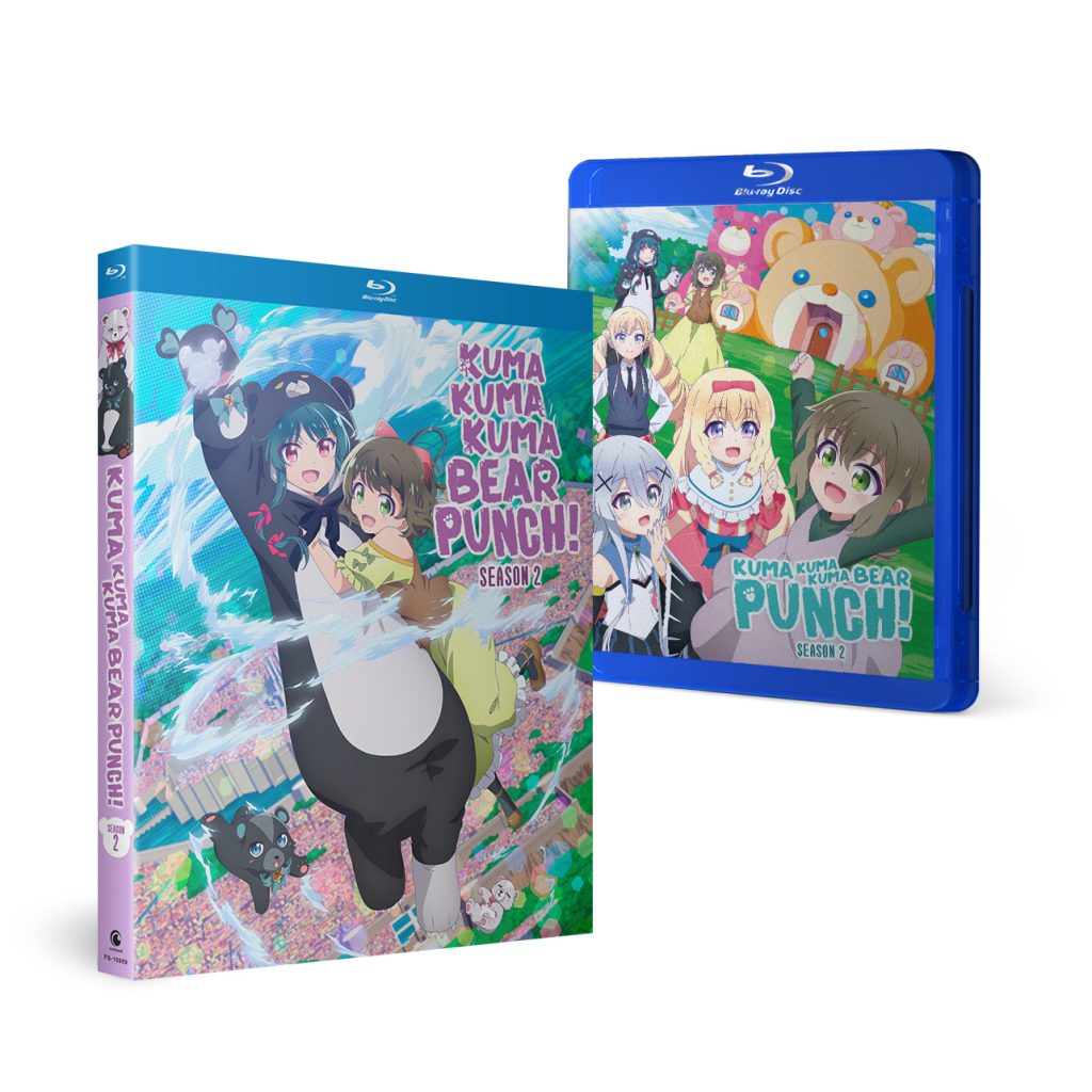 Kuma Kuma Kuma Bear - Punch! Season 2 – Blu-ray/DVD spread.