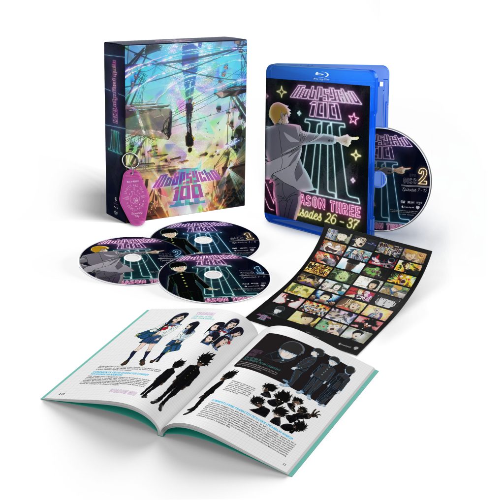 Mob Psycho 100 III - Limited Edition – Blu-ray/DVD spread.