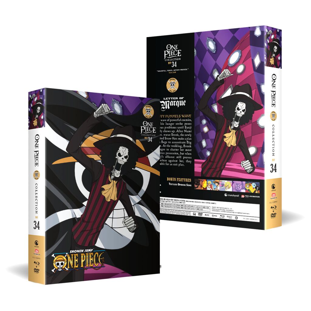 One Piece - Collection 34 – Blu-ray/DVD spread.