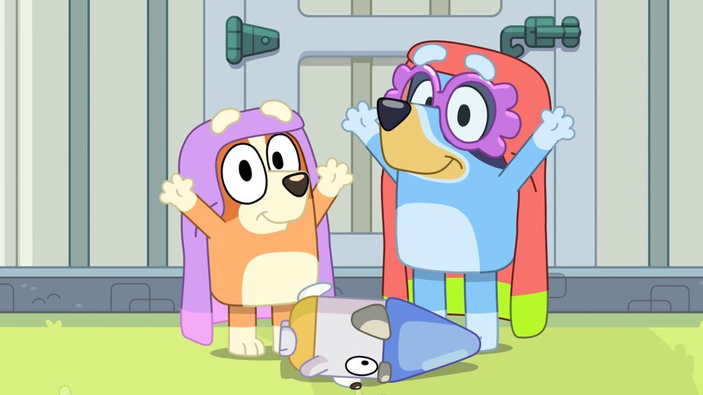 Bluey "Ghostbasket" and "The Sign" image.