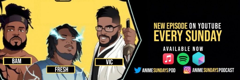 Anime Sundays Podcast banner.