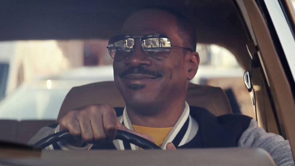 Eddie Murphy as Axel Foley in Beverly Hills Cop: Axel F, premiering on Netflix July 3