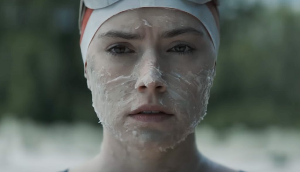 Daisy Ridley in Young Woman and the Sea.