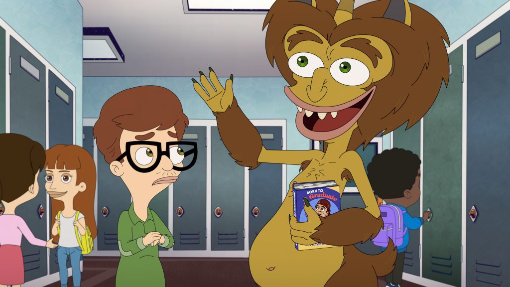 Big Mouth (L to R) John Mulaney as Andrew and Nick Kroll as Maury in Big Mouth. Cr. COURTESY OF NETFLIX © 2023