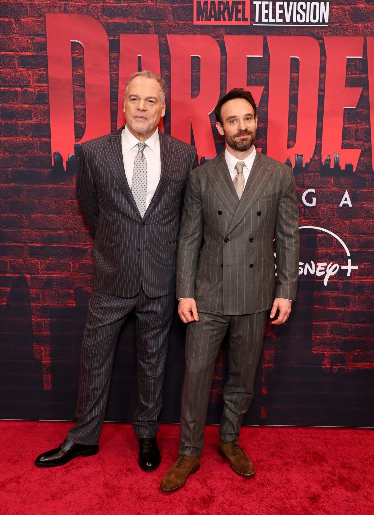 Vincent D'Onofrio and Charlie Cox.