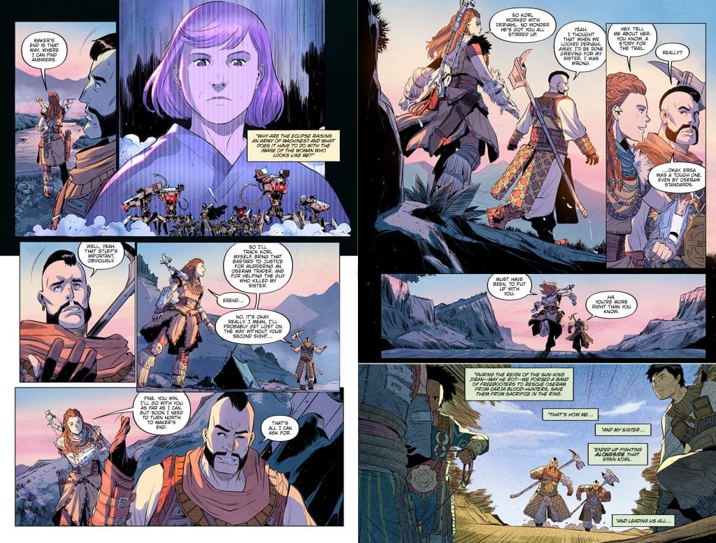 Horizon Zero Dawn: Liberation #1 preview page 1.
