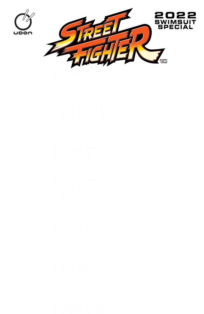 2022 Street Fighter Swimsuit Special #1 CVR C - Blank Sketch Cover.