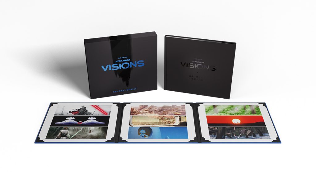 "The Art of Star Wars: Visions Deluxe Edition" front, back, and unfolded.