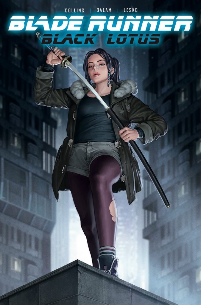 "Blade Runner: Black Lotus #1" main cover art by Junggeun Yoon.