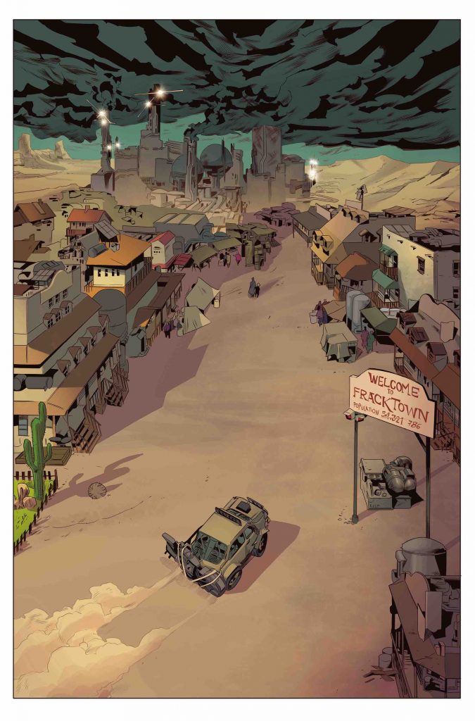 "Blade Runner: Black Lotus #1" preview page 4.
