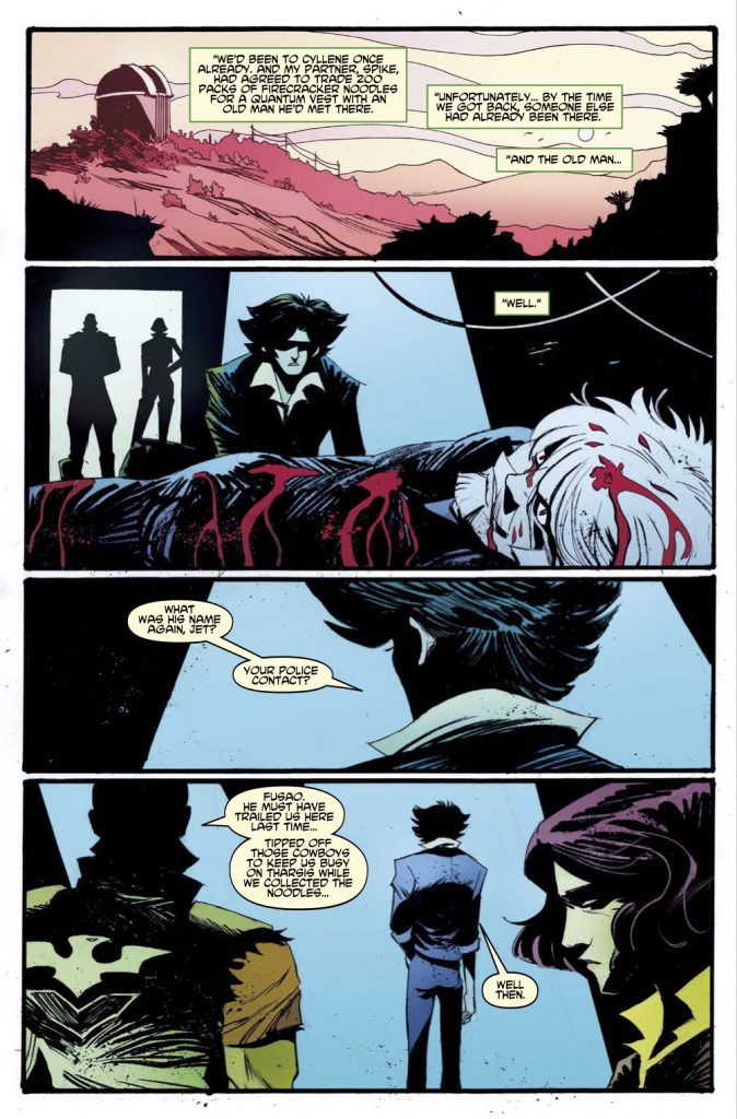 "Cowboy Bebop #4" preview page 2.