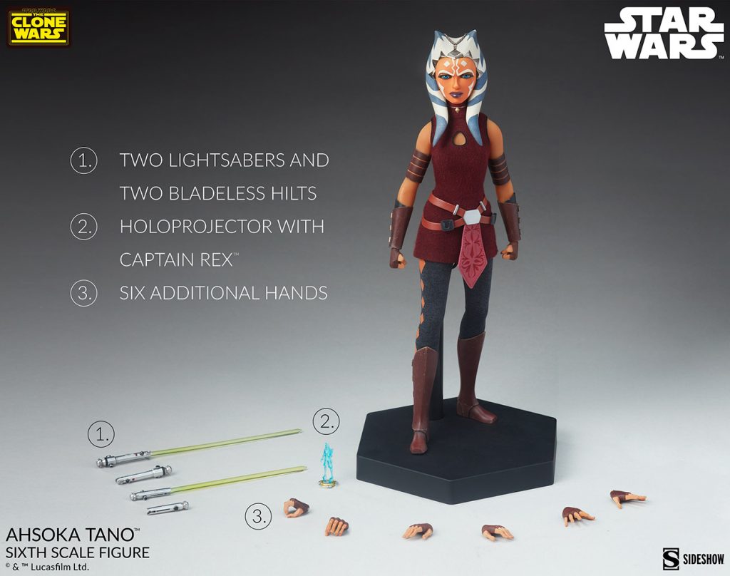 Ahsoka Tano Sixth Scale Figure by Sideshow Collectibles