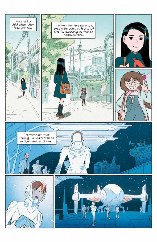 "Flavor Girls #1" preview page 2.