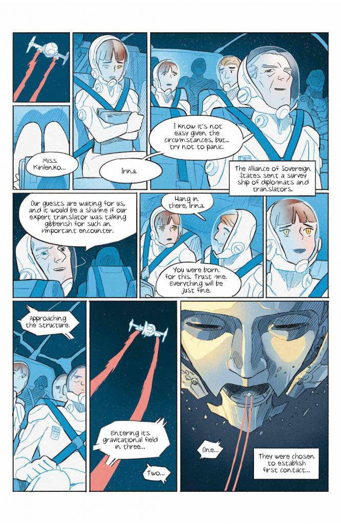 "Flavor Girls #1" preview page 3.