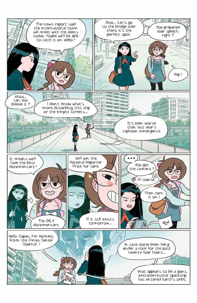 "Flavor Girls #1" preview page 4.