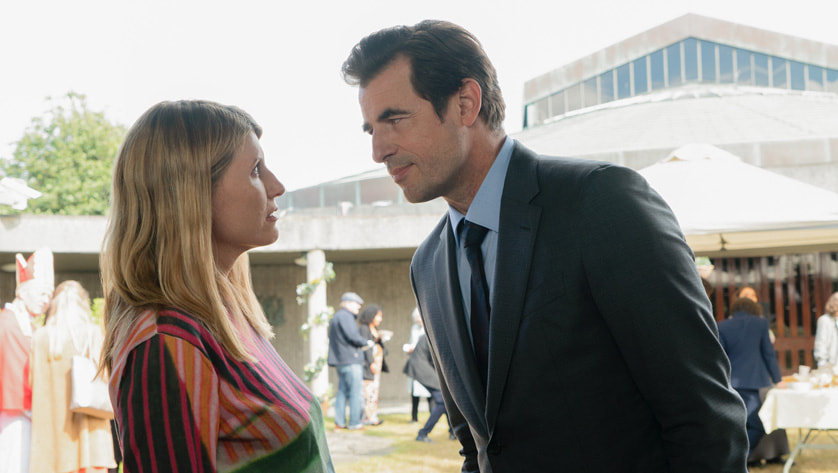(L to R) Sharon Horgan and Claes Bang