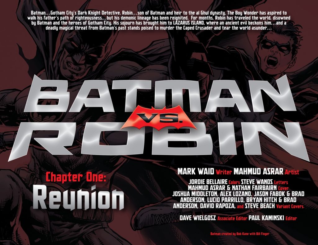 Batman vs. Robin