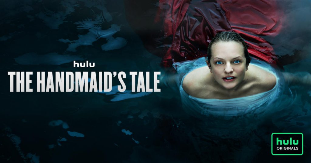 Season 5 The Handmaid's Tale Poster Elizabeth Moss in Season 5 of The Handmaid's Tale on Hulu