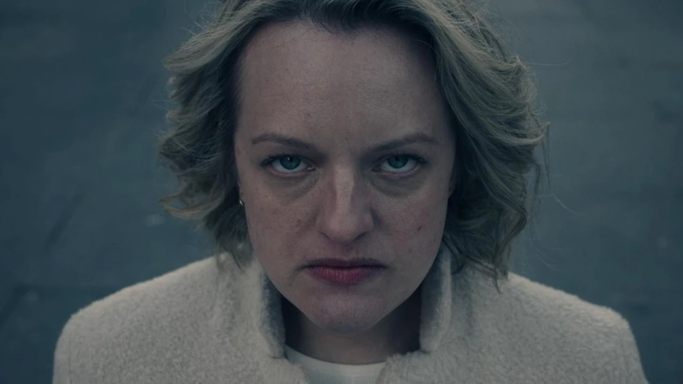 Elizabeth Moss in The Handmaid's Tale on Hulu Elizabeth Moss in The Handmaid's Tale on Hulu