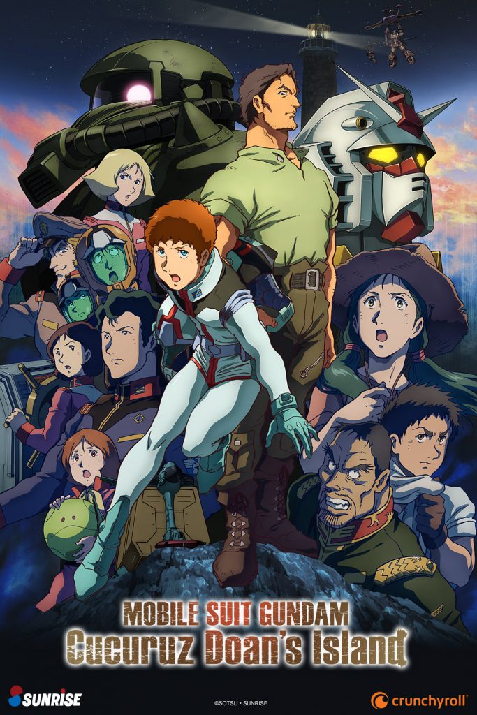 "Mobile Suit Gundam Cucuruz Doan's Island" key visual.