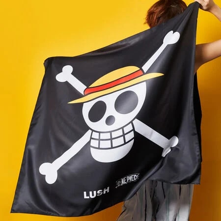 "One Piece" x Lush One Piece Knot Wrap.