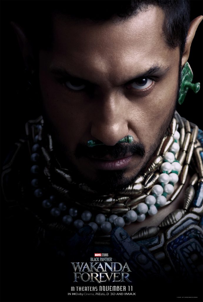 Namor character poster. Black Panther: Wakanda Forever. © 2022 MARVEL.