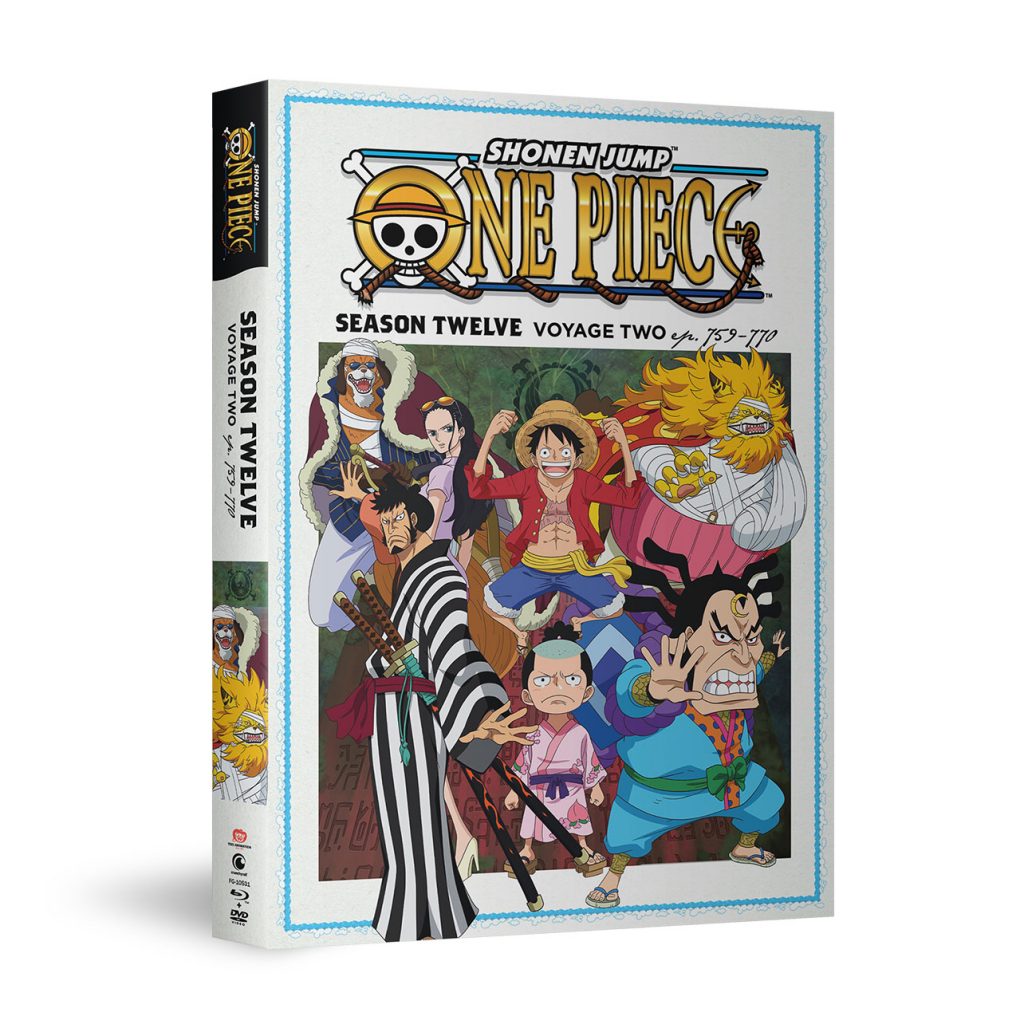"One Piece - Season 12 Voyage 2" Blu-ray + DVD box art.